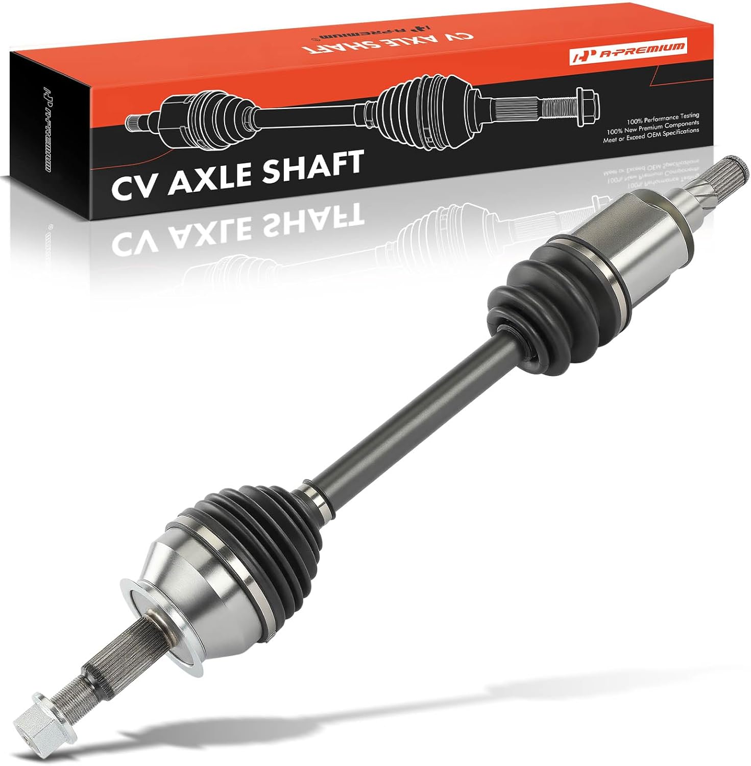 A-Premium CV Axle Shaft Assembly - Compatible with Infiniti QX80 2014-2018, QX56 2011-2013, V8 5.6L - Front Left or Right Side, Replace# 391001LA0C, 391001LA0D