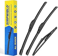 Vista 22 de Juego de 3 limpiaparabrisas de repuesto de fábrica para Volkswagen Atlas 2018-2022, juego de limpiaparabrisas de 26 + 22 + 12 pulgadas (juego de 3)