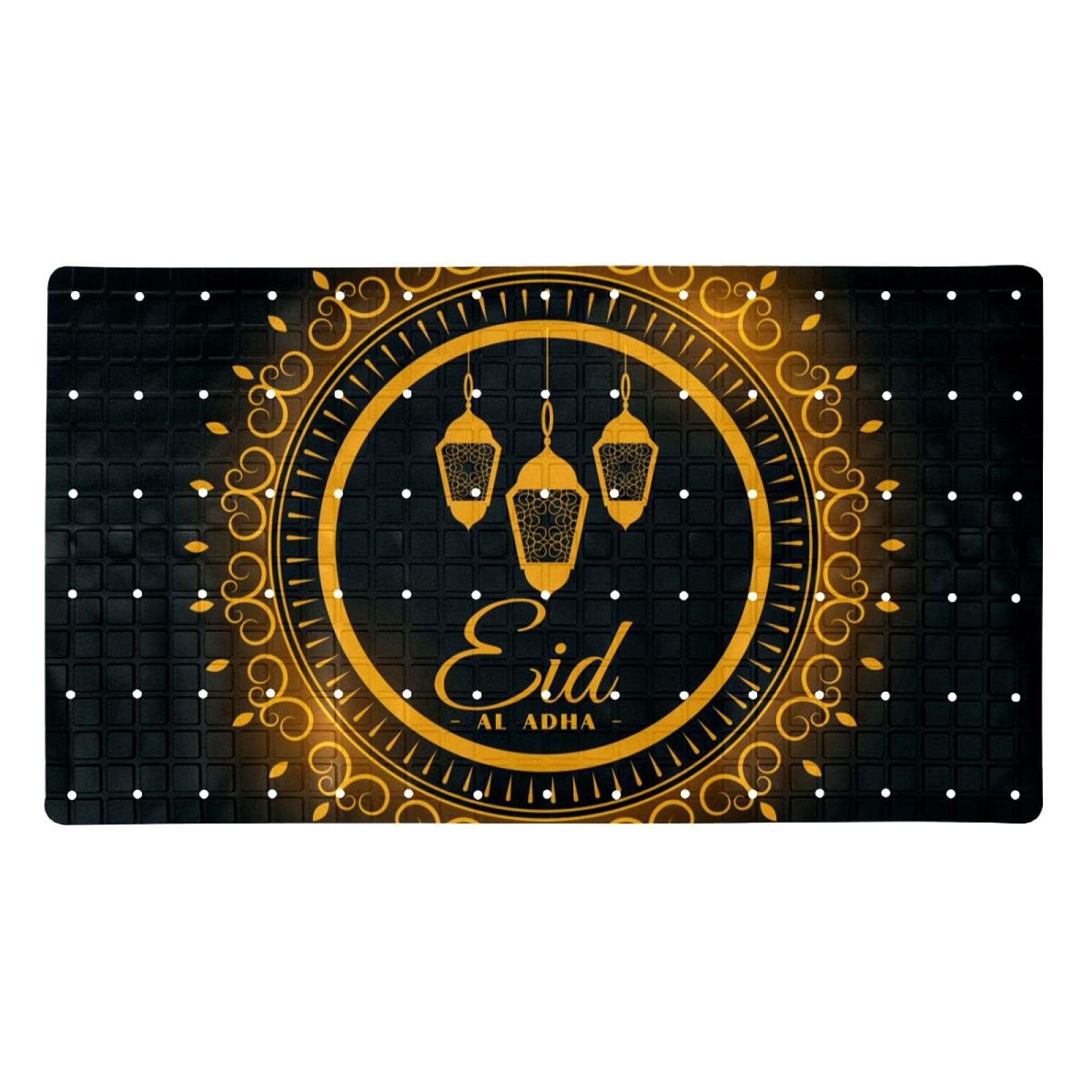 Tapis de bain pour s'asseoir sans glisser grâce aux trous de drainage