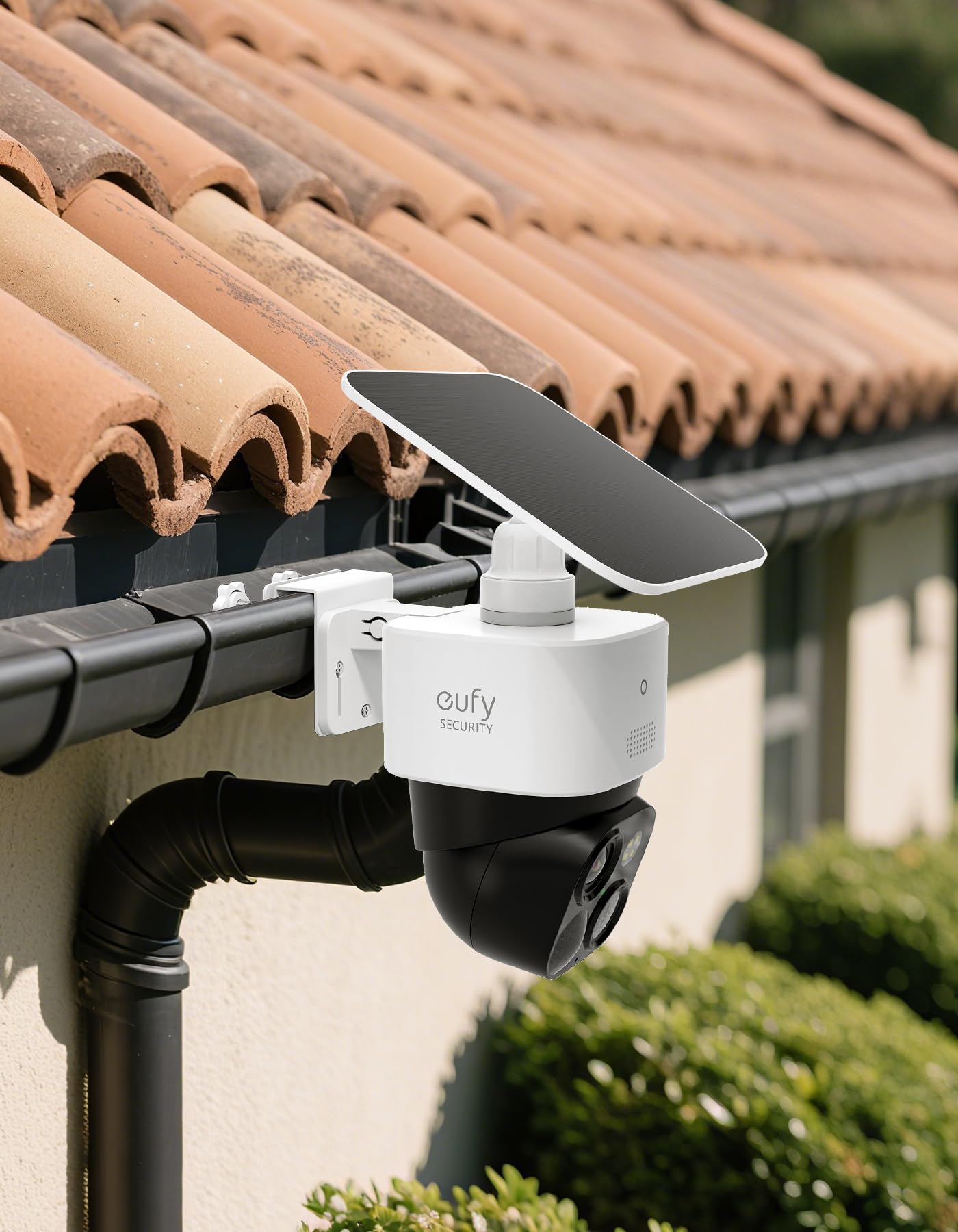 Support pour caméra de sécurité Eufy SoloCam S340/SoloCam E30/E42, support de caméra de sécurité solaire, vis anti-rouille, pas de perçage, compatible avec les caméras dôme IP PTZ extérieures