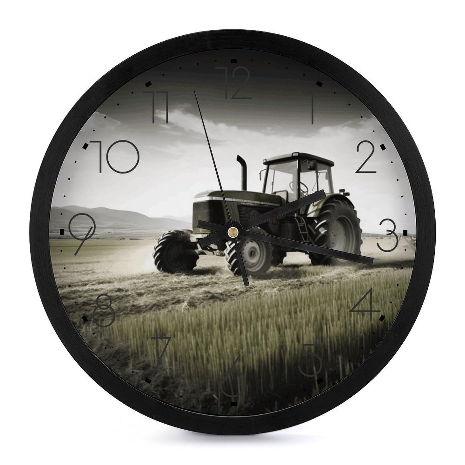 Horloge décorative pour salle de bain et cuisine style agricole moderne