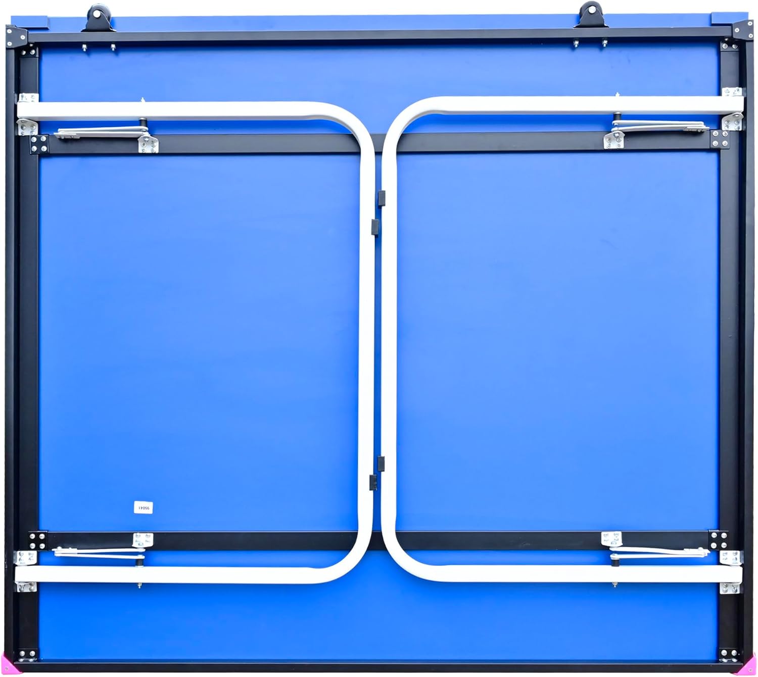 Butterfly Compact Outdoor Ping Pong Table - Thick Outdoor Table Tennis Table - All-Weather Removable Ping Pong Net Included - Ships Assembled - Folds and Rolls for Easy Transport