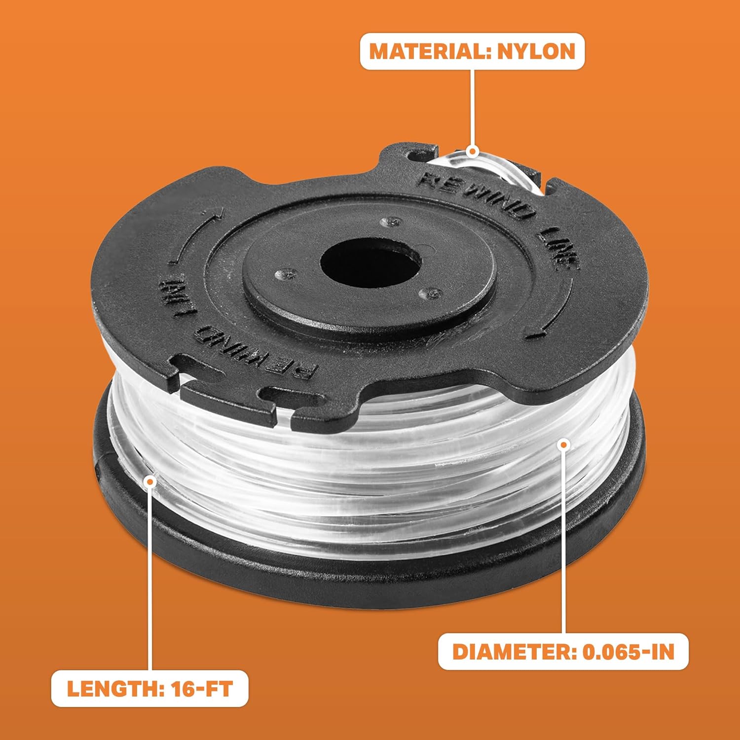 LawnMaster Trimmer Line Spool Specifications