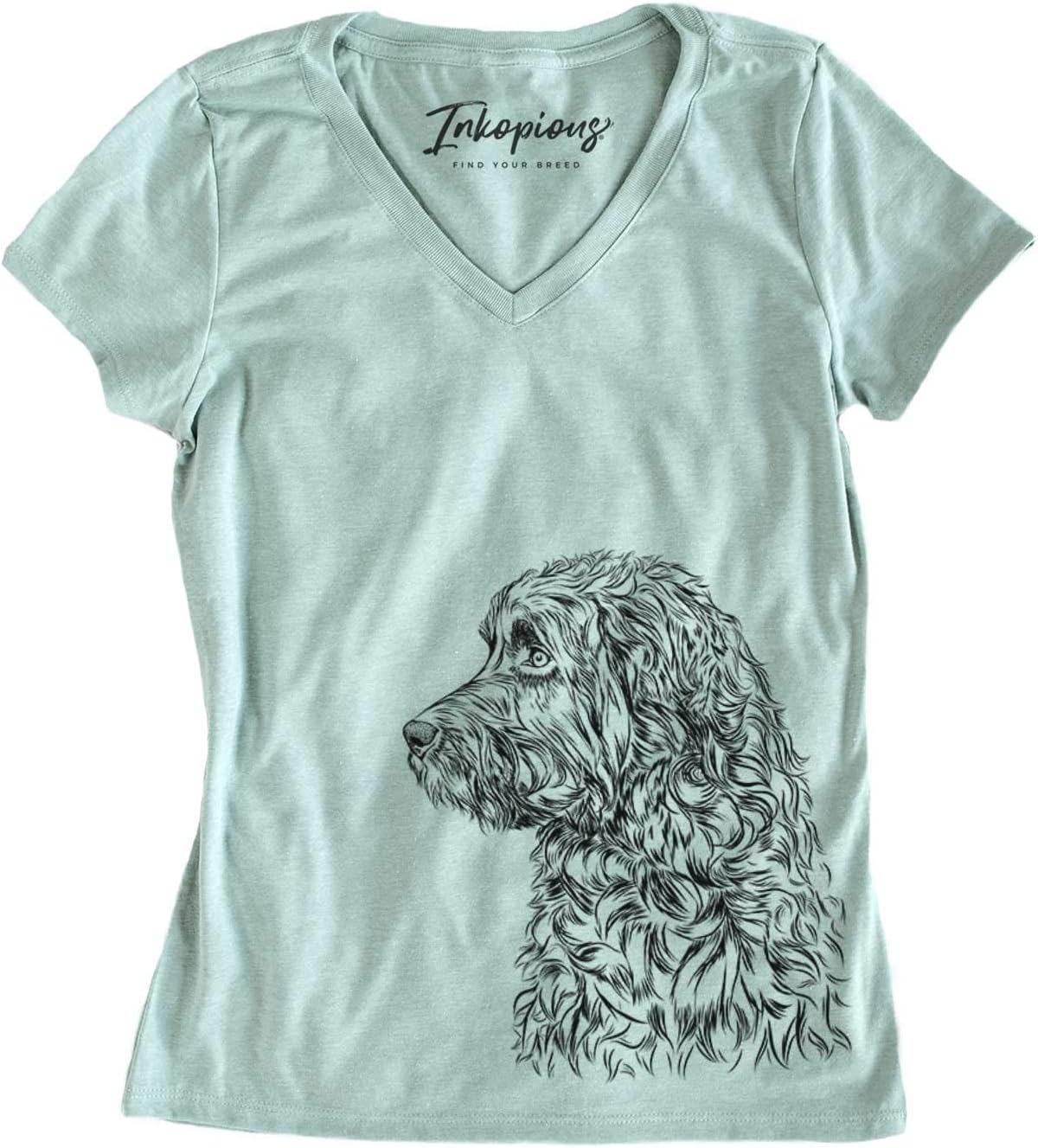 Inkopious Aussie Doodle Profile Triblend T-Shirt