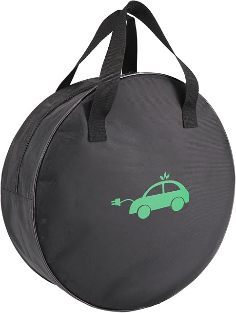 MCEVKELN EV Portable Cable Bag Charging Cable Bag Durable Storage Bag (1680D Nylon) for All kinds of Cables and Car Accessories Electric vehicles Charging Cable Organiser