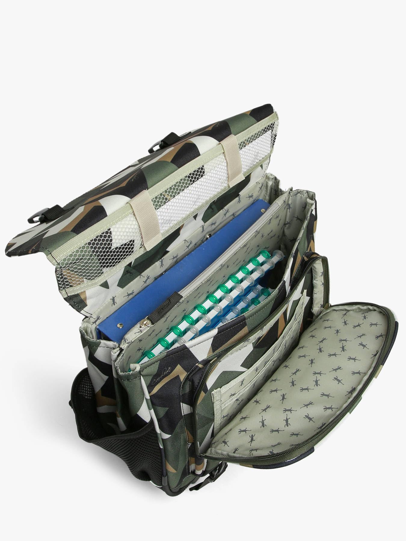 Cameleon Cartable scolaire à roulettes enfant Multicolore 38 cm Ligne Futur Intérieur 2 compartiments. Idéal pour l'école primaire : le CP, CE1, CE2. Pour fille et garçon.