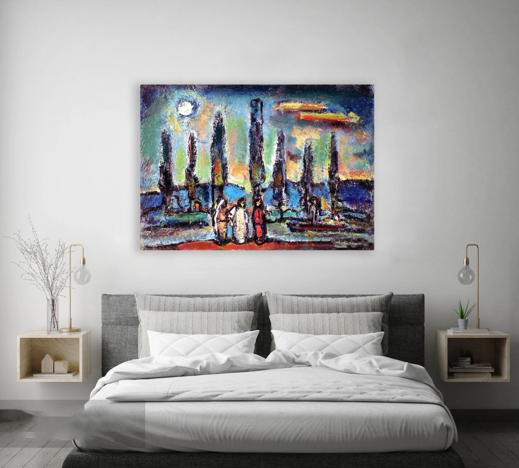 Amazon.co.jp: ジョルジュ・ルオー 有名な絵画の複製。「聖書の風景