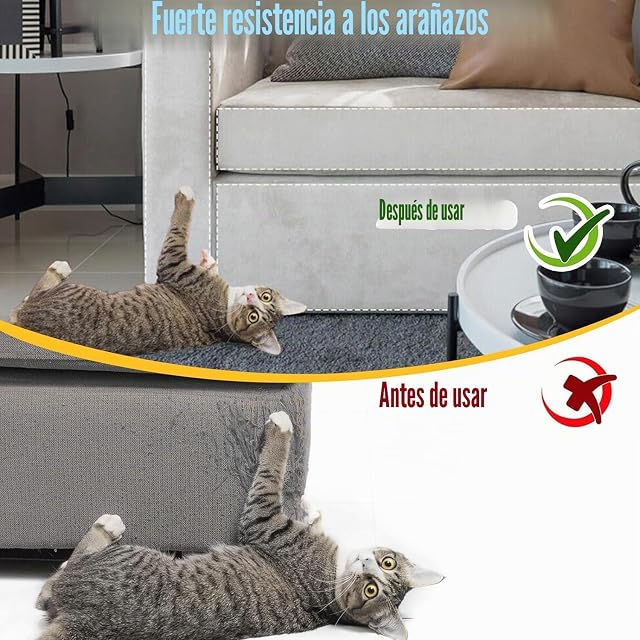 Foto 3 de 7 de Anti Arañazos para Gatos 30 * 500cm Protector de Muebles