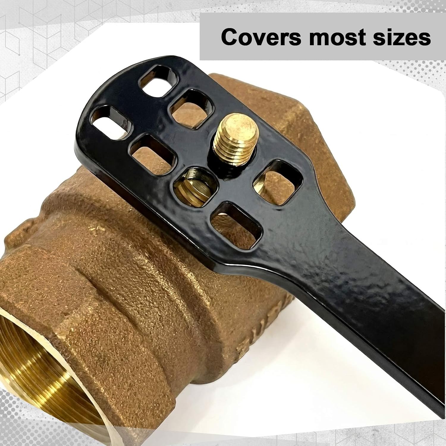 Zonon Backflow Ball Valve Wrench Tool Compact Replacement Tool Back Valve Wrench for Backflow Preventer Service Plumbing Maintenance Easy Operation Durable Design