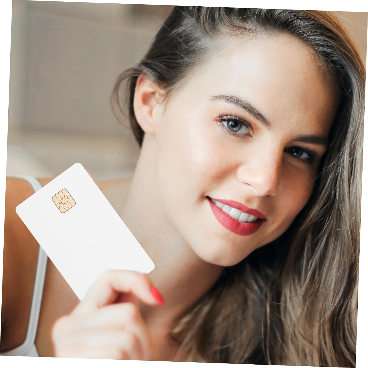 12pcs White Ic Cards with Memory Chip for Access Control Systems Compact and Easy to Tags for Security Management and Entry