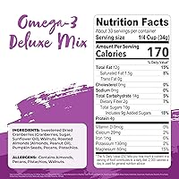 Vista 34 de Mezcla de nueces Nature's Garden, con omega-3, de lujo, 26 onzas