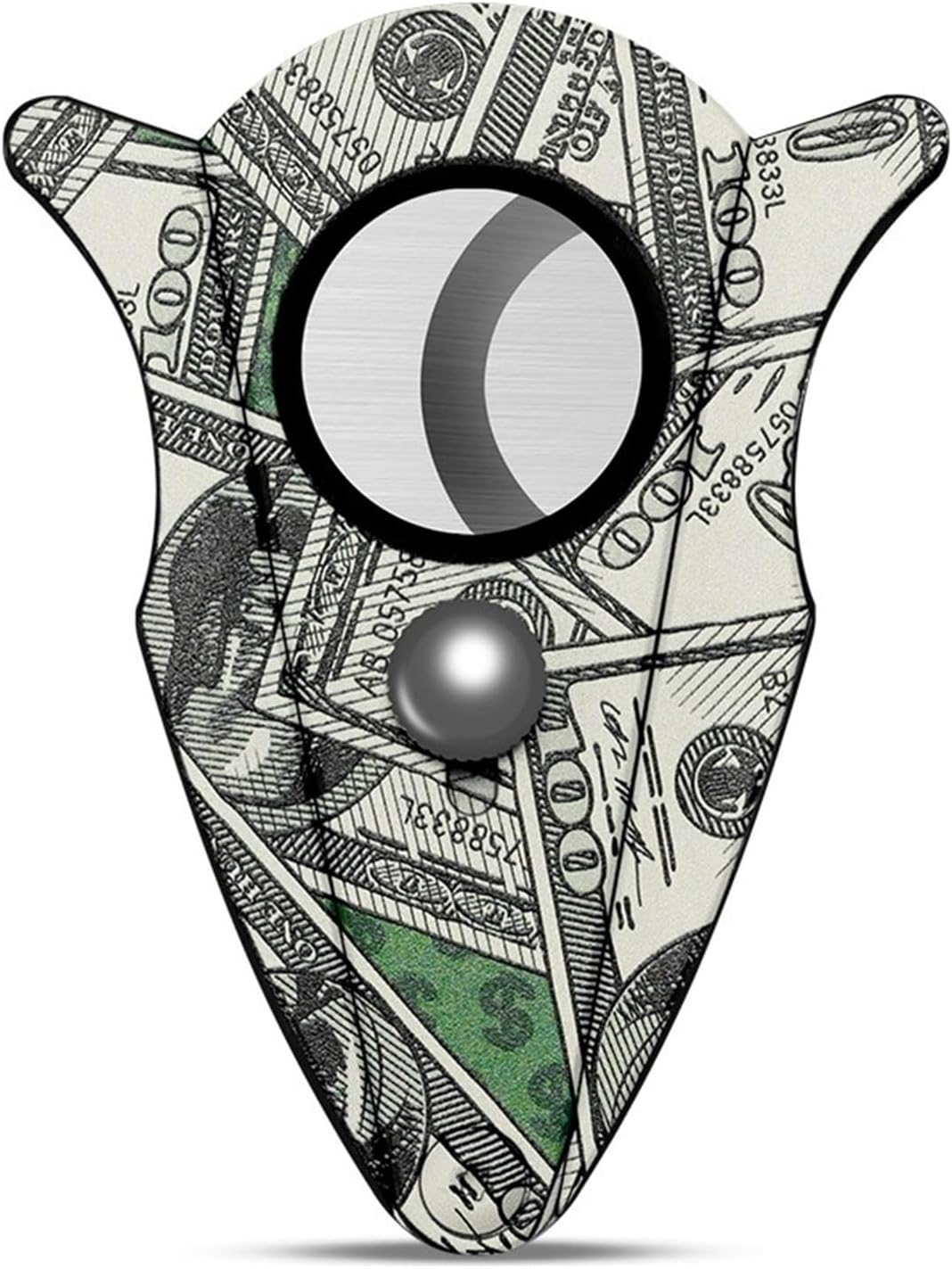 JDIME Vibrant Design Cigar Cutter Sharp Stainless Steel Portable Smoking Accessory(C)