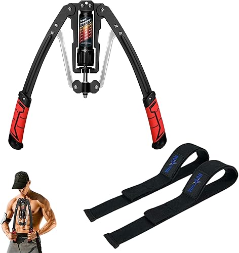 Yes4All Twister Arm Exerciser Adjustable 22-440lbs Hydraulic Power Chest Exerciser for Men Home Chest Expander Chest Workout