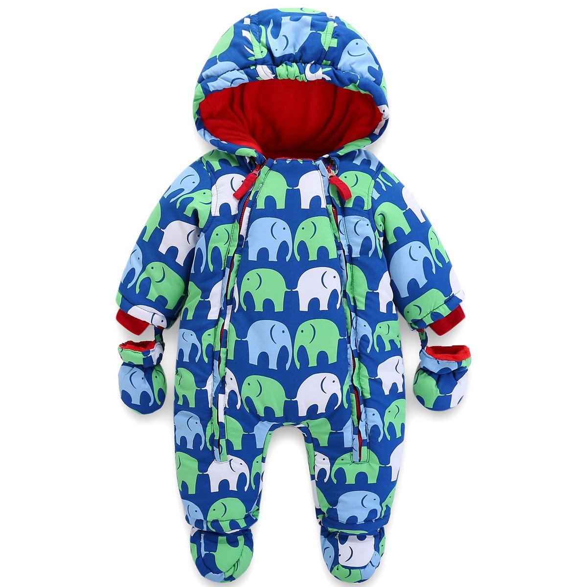 Amazon Com Baby Boys Winter Hooded Rompers Snowsuit With Gloves Booties 12 18 Months Clothing Shoes Jewelry Amazon Com Baby Boys Winter Hooded Rompers Snowsuit With Gloves Booties 12 18 Months Clothing Shoes Jewelry