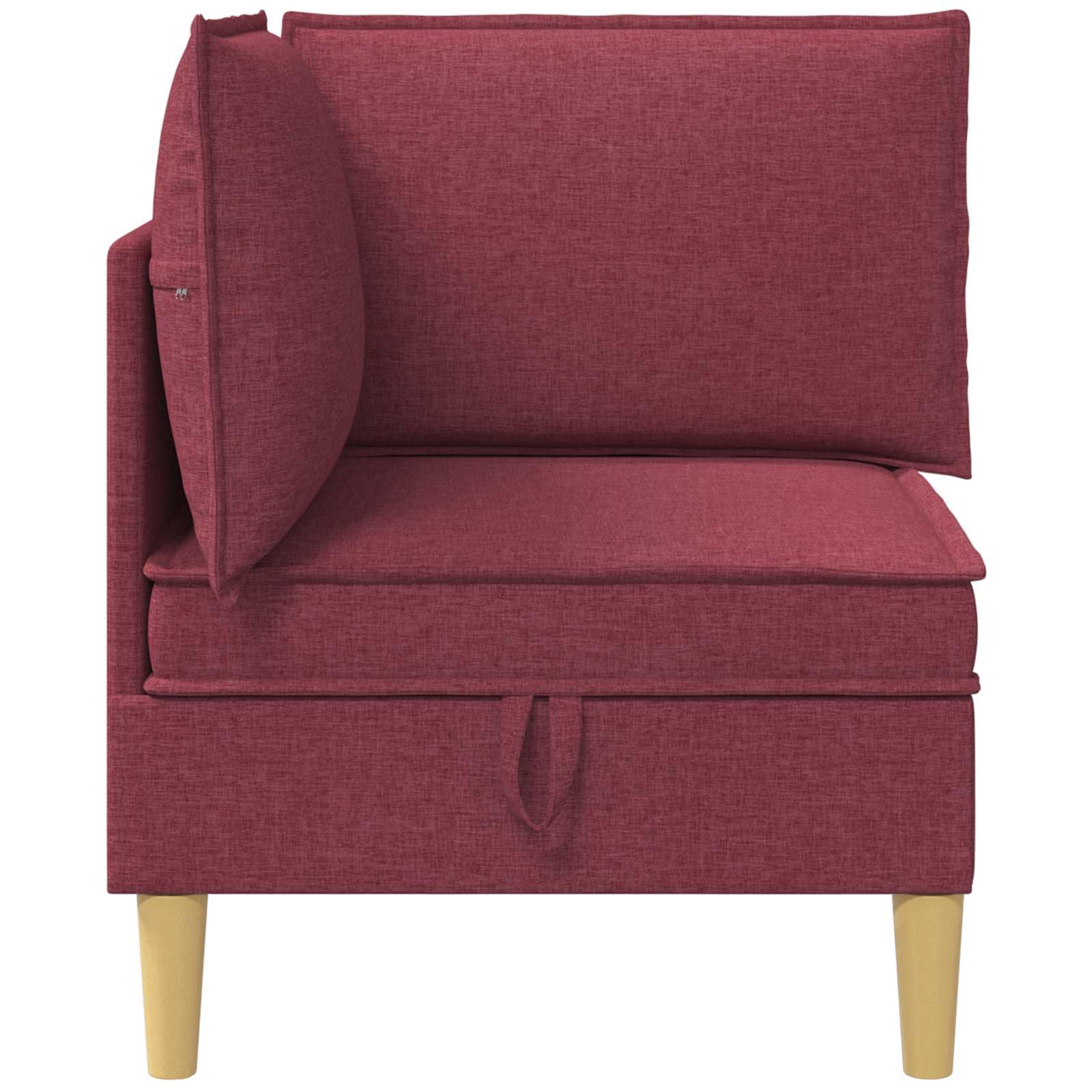 Nowoczesna sofa materiałowa z miejscem do przechowywania, sofa narożna, sofa do spania, dwuosobowa, trzyosobowa, do salonu, biura i pokoju gościnnego, składana, regulowana, trwała