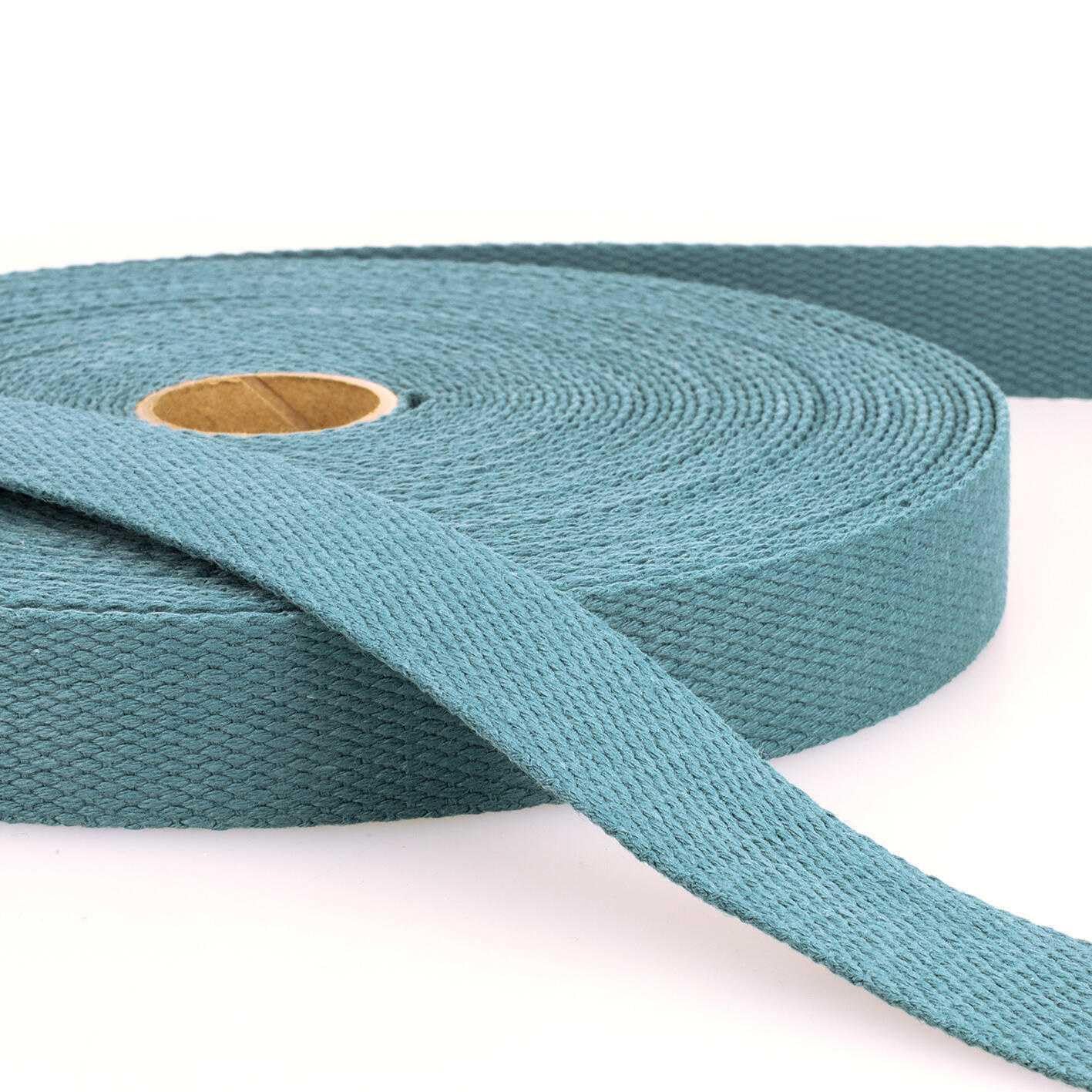 25mm Cotton Webbing 2mm Strap 231D, 063 Grey Airforce Blue, 2 Metres โ image 1