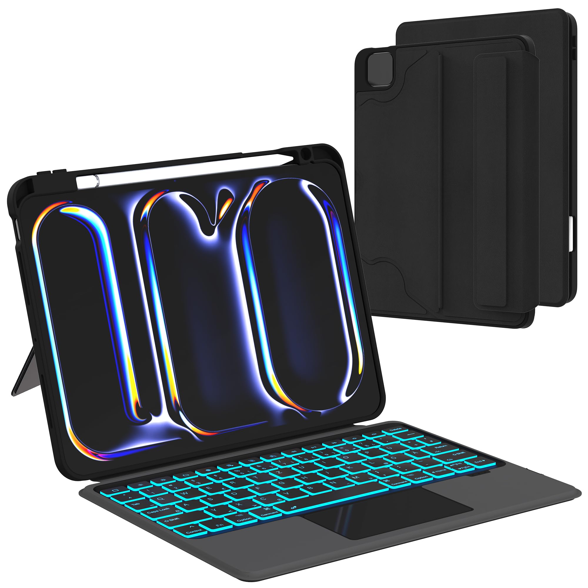 Tastiera Con Touchpad Per IPad Pro 11 M4 2024 - Cover Tastiera