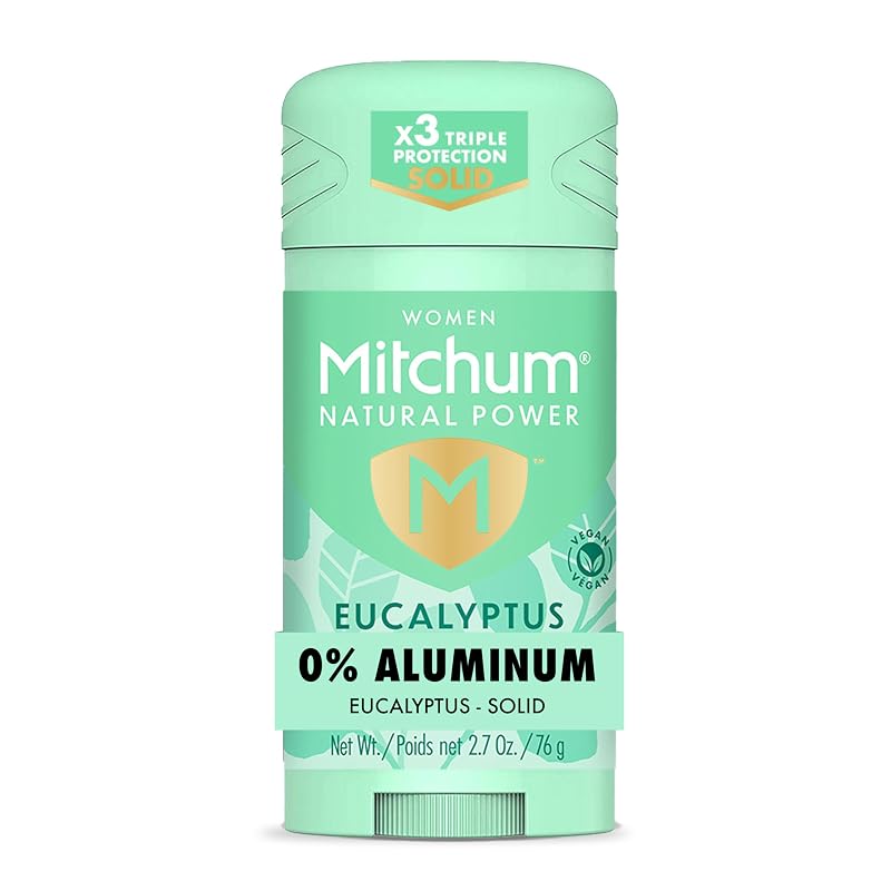Desodorante em bastão Mitchum Natural Power com eucalipto, 76 g