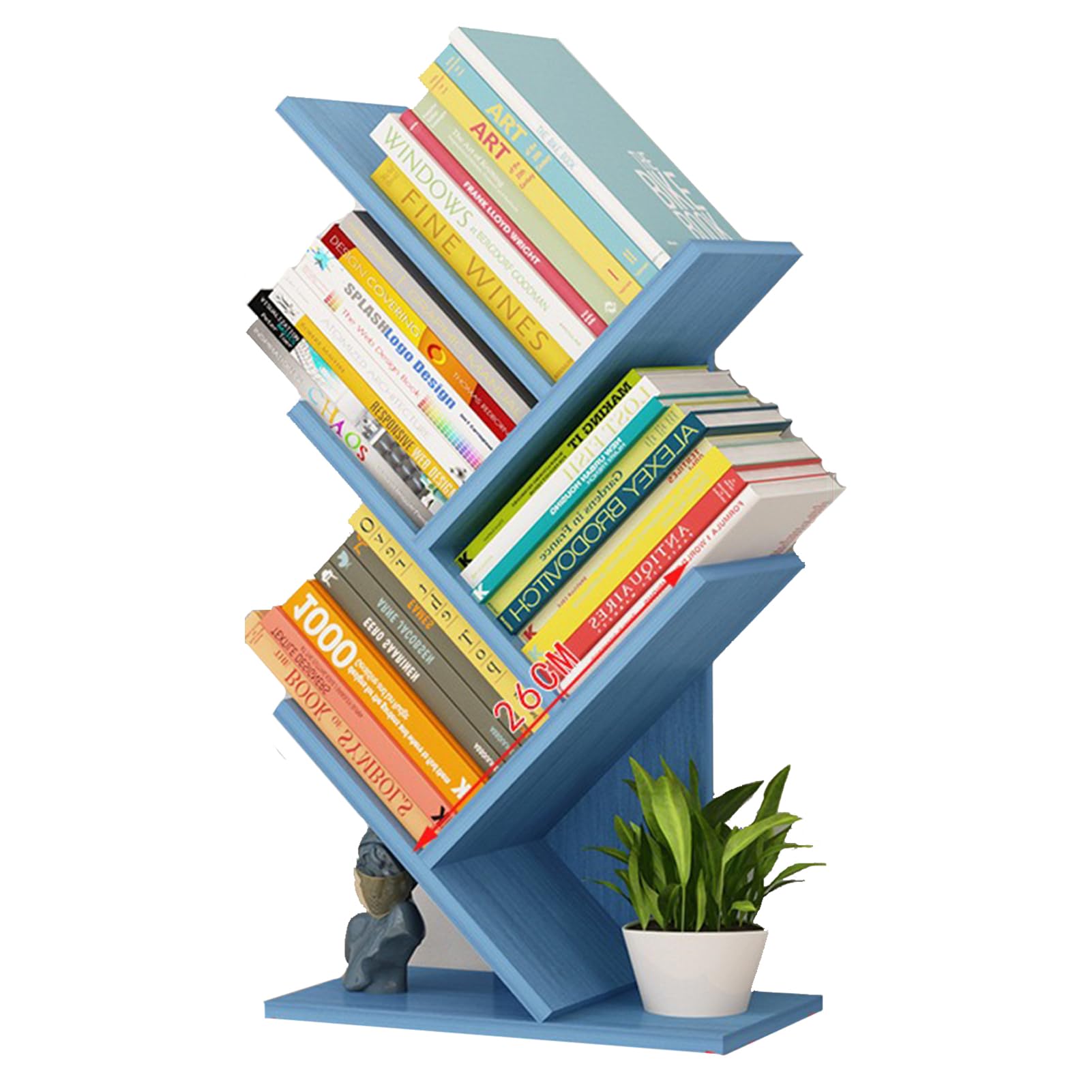 Bibliothèque de bureau élégante pour organiser vos livres et fournitures à la maison