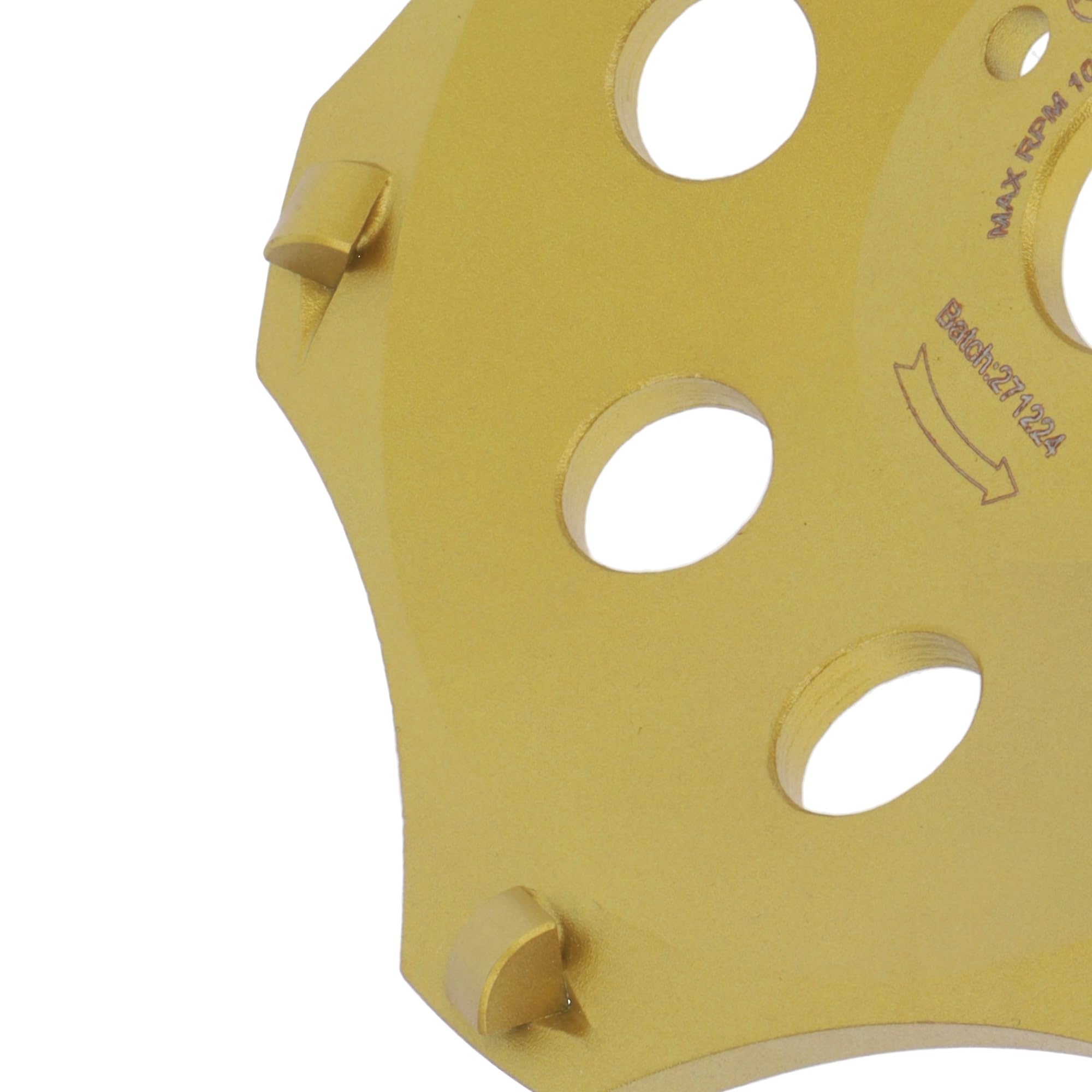 PRODIAMANT PKD diamentowa tarcza szlifierska 150 mm do szlifierki kątowej, szlifierki do betonu – 6 segmentów do betonu, jastrychu i powłok klejących