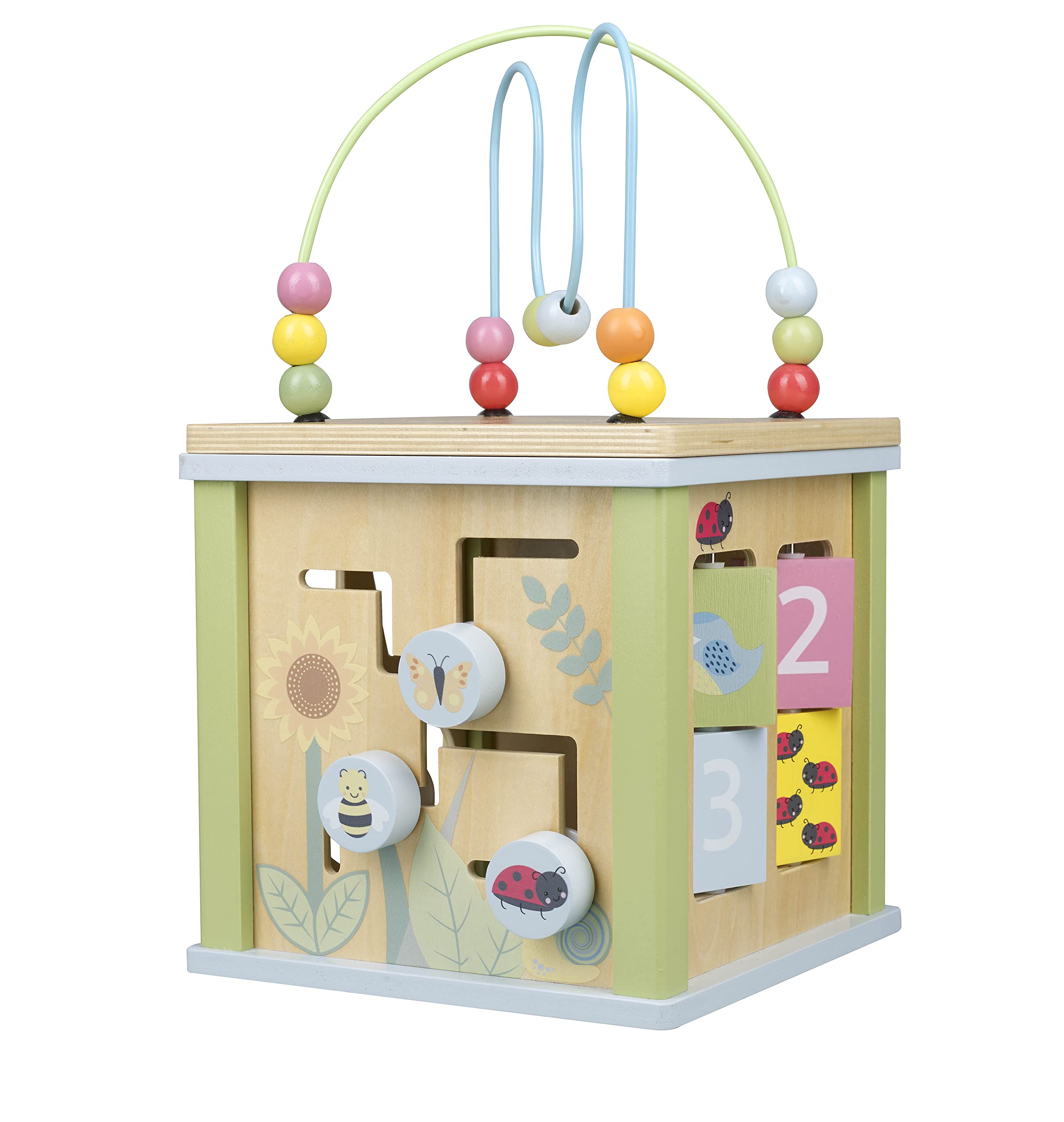 Buy Spring Garden Wooden Activity Cube Baby Activity Centres for