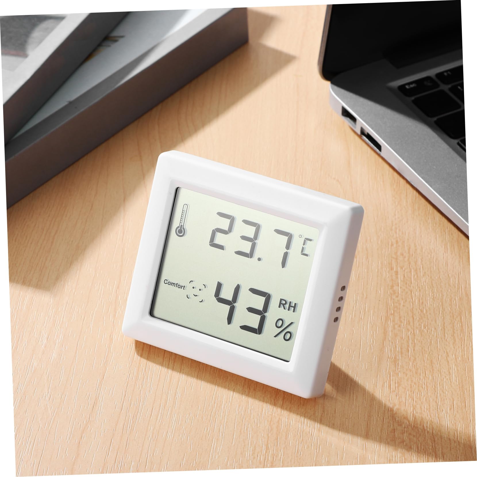 Supvox 3er-sets Raumfeuchtigkeitsmesser Digitalanzeige Genaues Temperatur- Und Feuchtigkeitsmessgerät Für Zuhause Büro Babys Und Senioren Feuchtigkeitsmesser Für Zwecke 2 Stück * 3