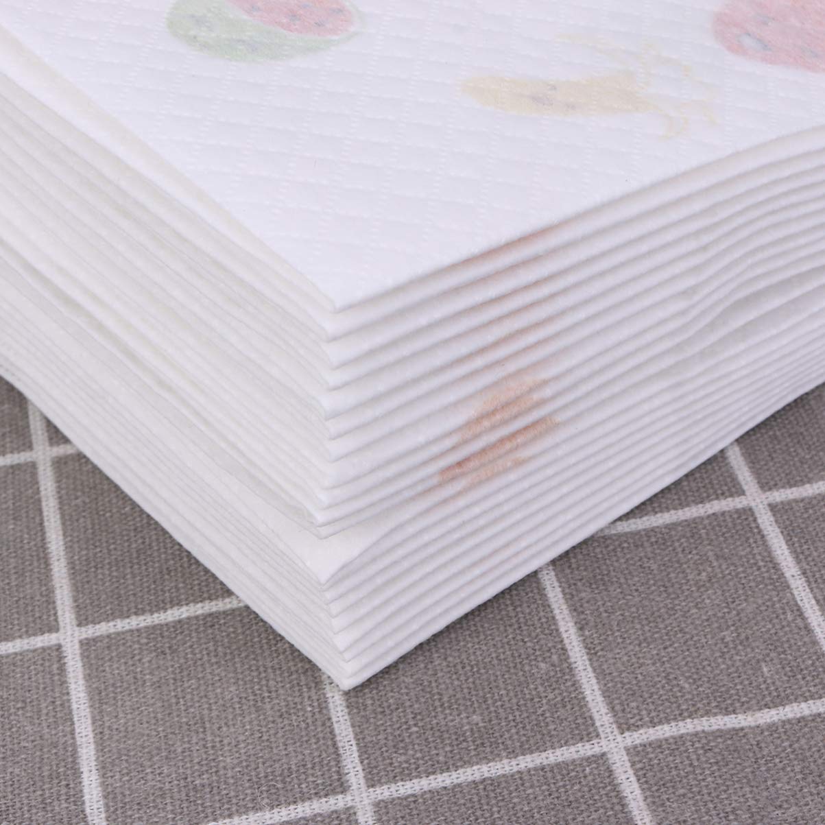 Toyvian 60 Pezzi Asciugamano Viaggio Asciugamani Per Bambini Bavaglini Per Bambini Bavaglini Per Sbavature Grembiuli Usa E Getta Per Mangiare Sacchetto Per Per
