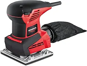 Lixadeira Orbital De 1/4 de Lixa, Mondial, Vermelho, 250W, 220V - FLO-02