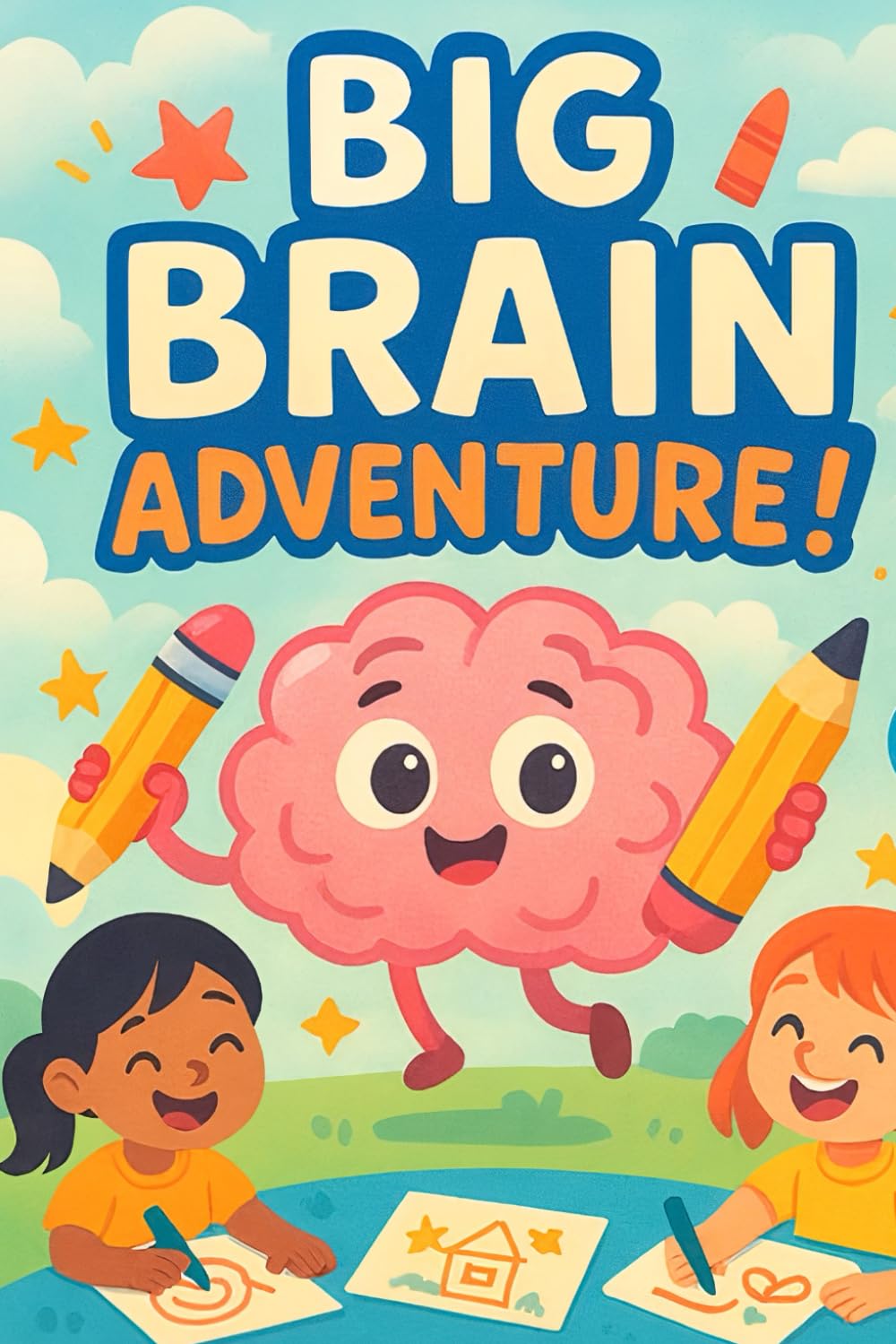 Big Brain Adventure! - Fun Activities and Exercises Book For Children: Maze, Tracing & Pattern, Colors & Shapes: Age 3-6