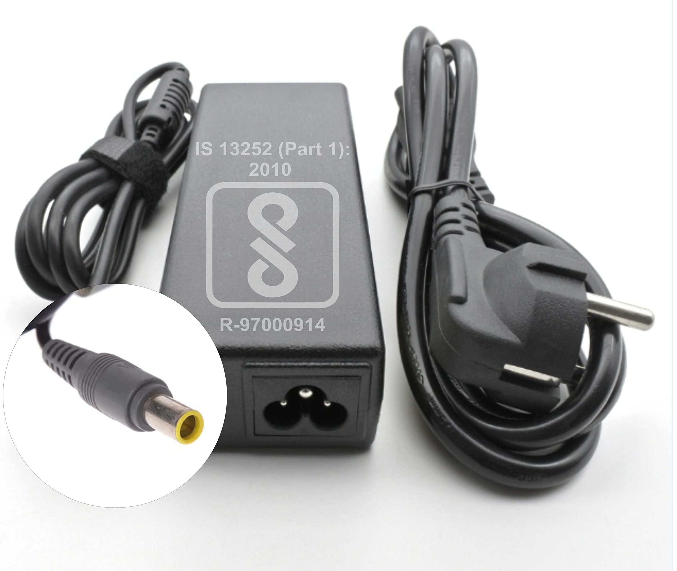 LT Lappy Top 65w Laptop Charger Compatible for Lenovo IBM e430 l430 t430 b590 Thinkpad Edge z60 Ideapad pa-1900-53i 40y7660 40y7659 20v 3.25a Big Pin/Tip Size: 7.9mm x 5.5mm (with Power Cable/Cord)