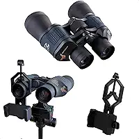 Binóculo Profissional Longo Alcance Zoom 80x80 Até 16km com Suporte Para Celular