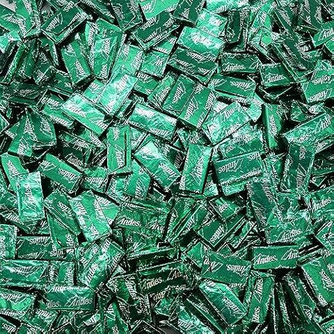 Andes Mints Bulk - Classic Crème de Menthe Chocolate Candy - 3 Pounds - Chocolate Mint Candy - In Mighty Merchandise Packaging Cover