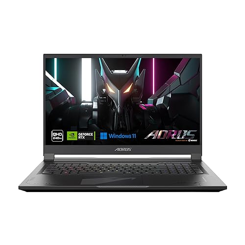 GIGABYTE AORUS 17X: 17.3" 16:9 Thin Bezel QHD 2560x1440 240Hz, NVIDIA GeForce RTX 4080 Laptop GPU 12GB GDDR6, Intel Core i9-13980HX, 16GB DDR5 RAM, 1TB SSD, Windows 11 Pro (AORUS 17X AXF-D4US694SH)