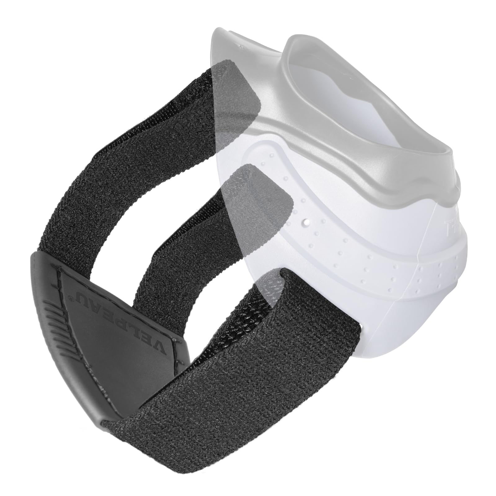 Velpeau Replaceable Strap for CMC Thumb Brace, Semi-Elastic Webbing Strap, Non-slip, Soft and Skin Friendly, Latex Free, Without Limiting Hand Function, Fits Both Hands (Black, Medium)