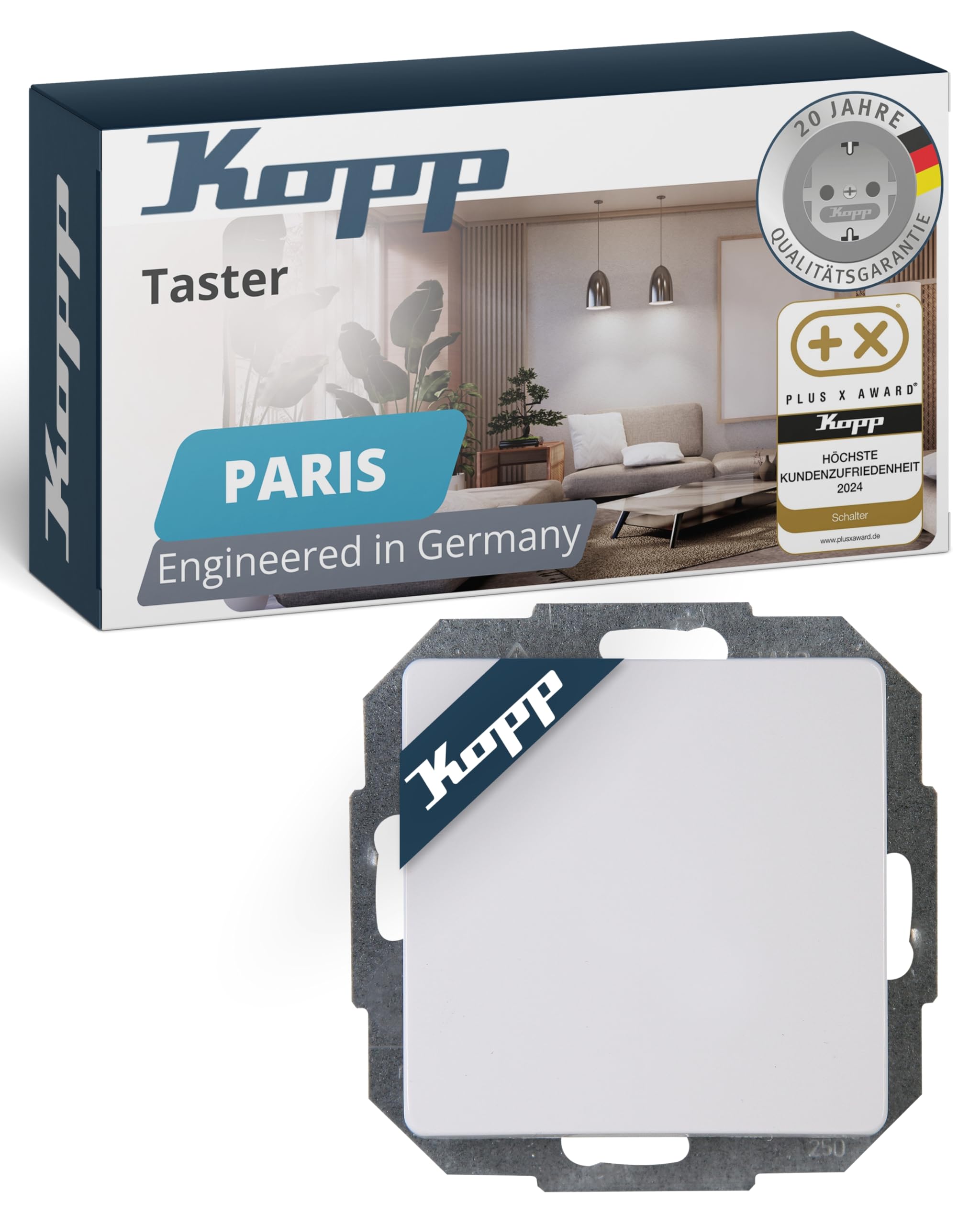 Kopp PARIS Taster in Arktis-Weiß
