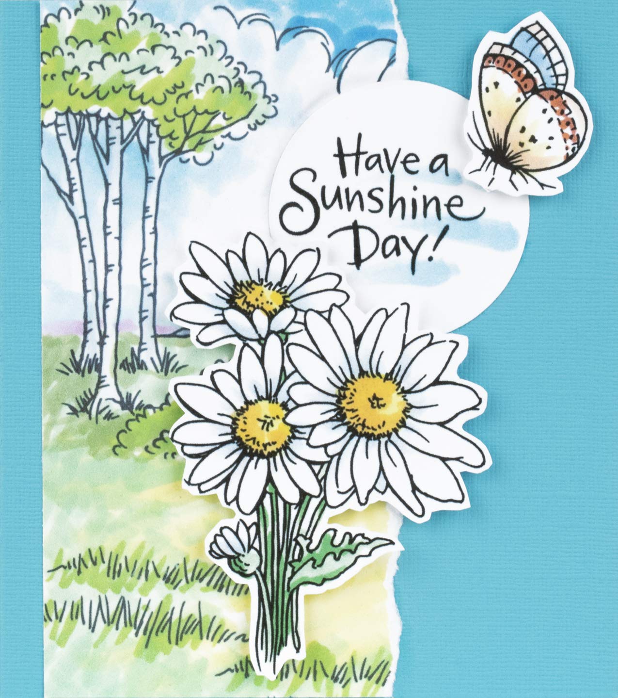 Stampendous Sunshine Daisy Die Set Dies, silver