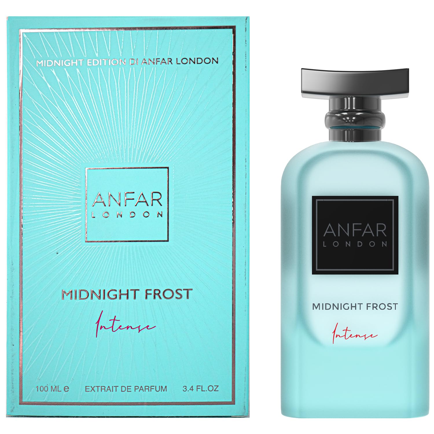 Anfar Men's Amber/Orange Midnight Frost Intense 100Ml Extrait Perfume