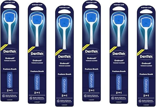 Orabrush Limpiador de lengua 1 unidad paquete de 6