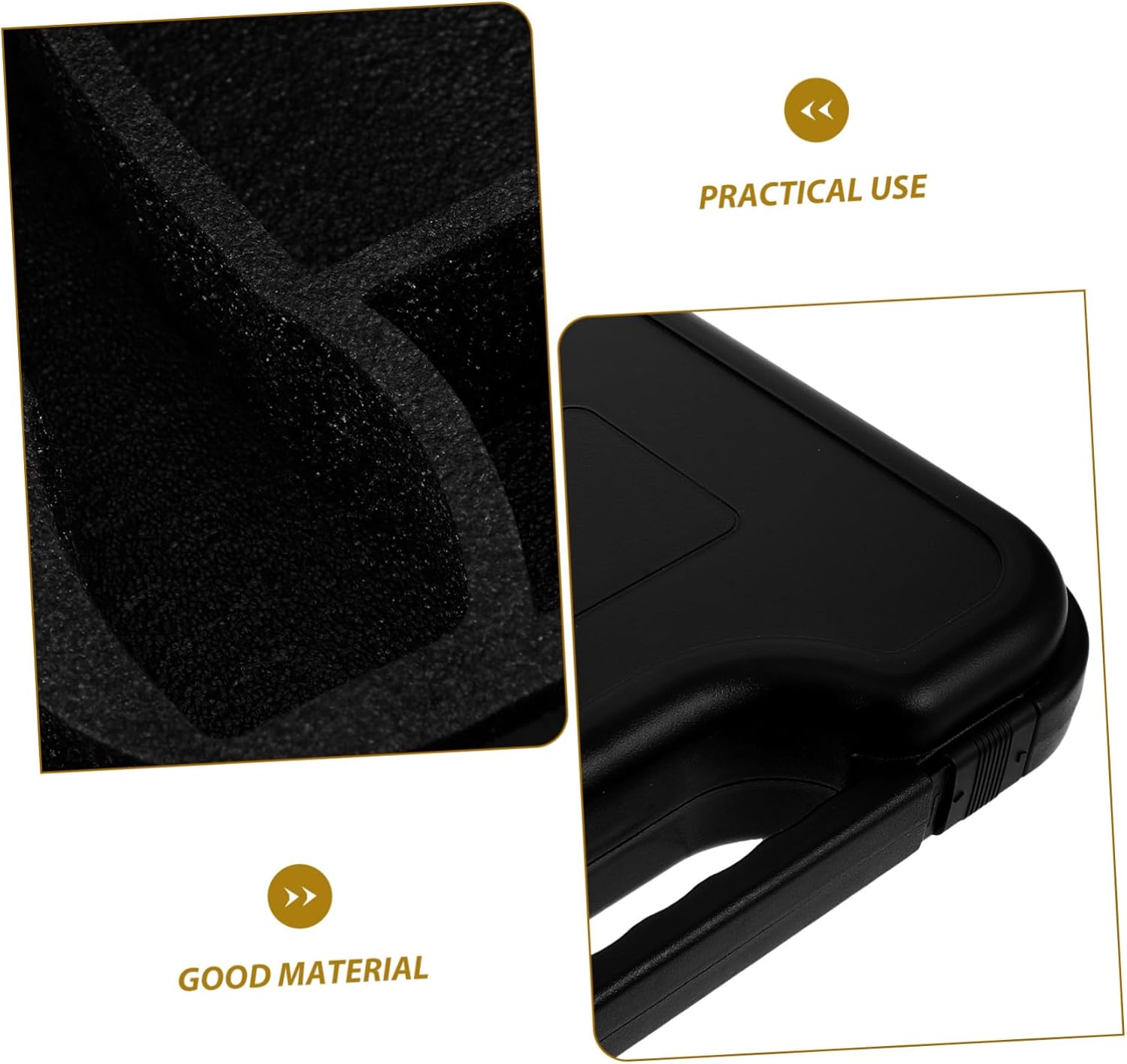 Compact Microphone Storage Case Interior and for Safe Travel and Home Use for Music Recording Equipment and Audio Devices