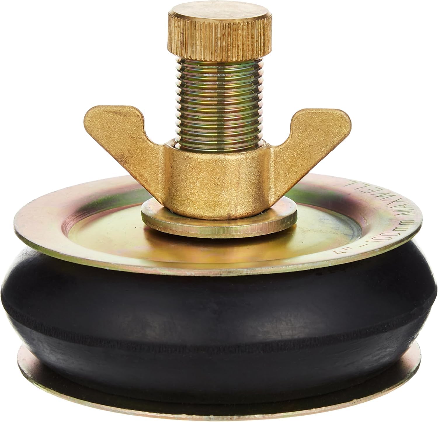 Brass Cap Universal Drain Testing Plug – Heavy-Duty Plug for Air and Water Testing of Drains and Sewers – Leak-Proof, Durable & Reusable - KYLAQ (2 INCH)
