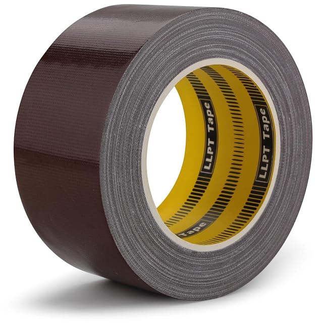 LLPT Duct Tape Dark Brown Premium Grade 2 36 Inches x 108 Feet Heavy Duty Easy Tear Strong