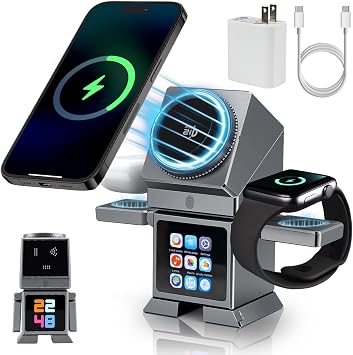 ModiTech 7 in 1 Wireless Charging Station for Apple-25W Qi2.2 Certified