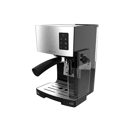 Cafetera Express Semiautomática Power Instant-Ccino 20, Potencia 1450W, Capacidad 400Ml, Tanque De Leche, 20 Bares De Presión, C En Oferta Cecotec Power Instant-Ccino Cafetera Express Semiautomática, Tanque De Leche, Cappuccino En Un Solo Paso, 20 Bares De Presión Y Sistema Thermoblock, Inox
