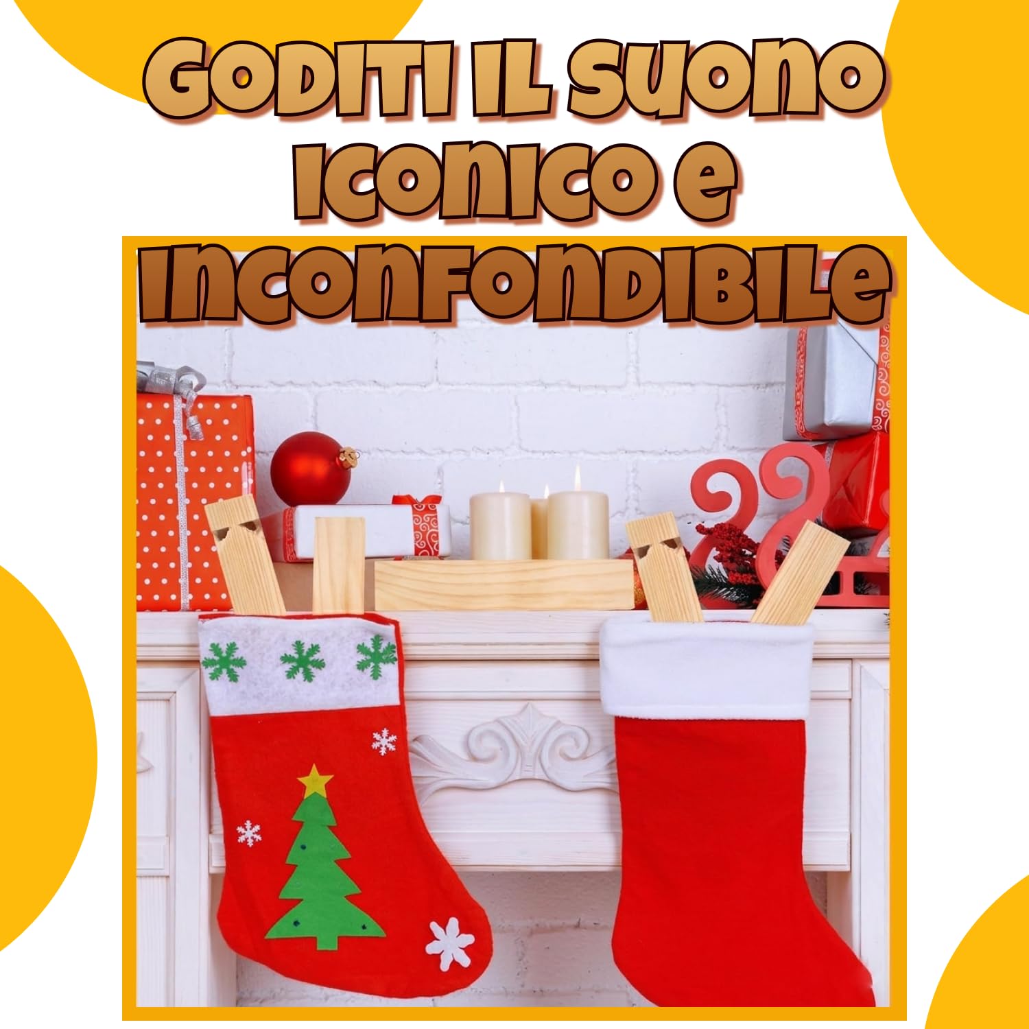 Fischietti in legno per treni Bedwina (12 pezzi) - Fischietti bambini, bomboniere feste tema treni, decorazioni compleanni, riempitivi sacchetti regalo, premi giochi, calze natalizie