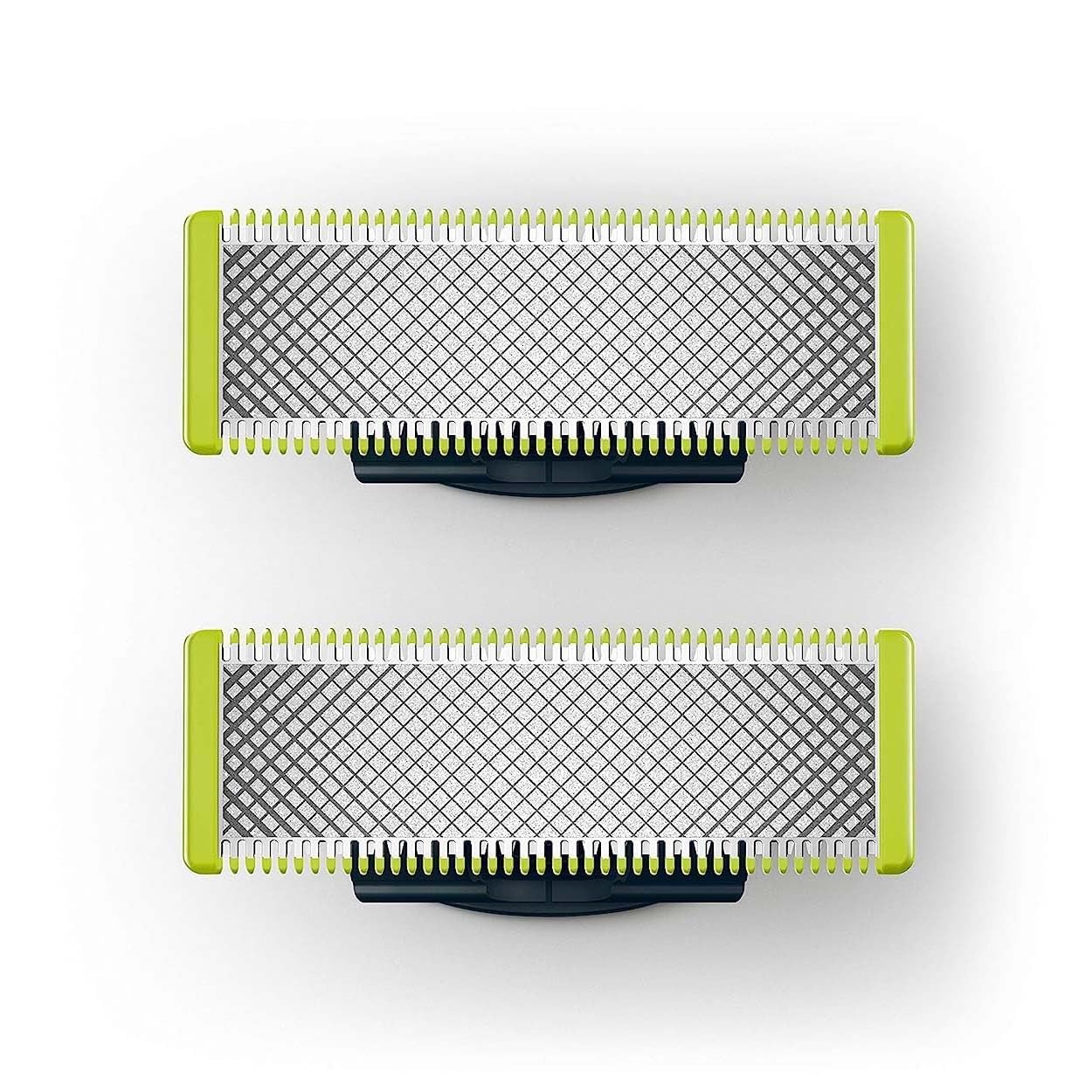 Lames de rechange pour Philips OneBlade | Lot de 2 lames OneBlade de rechange, pour la taille de la barbe et du corps. Lames en acier inoxydable de haute qualité, sûres et durables