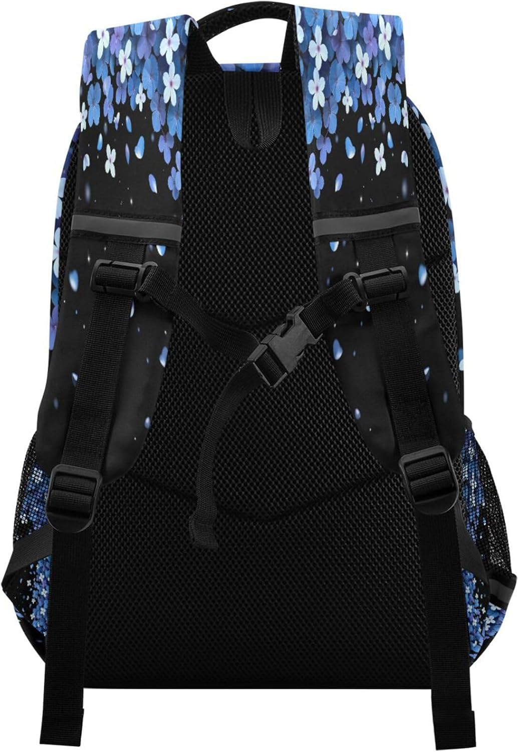 ALAZA Blue Cherry Blossom Flower Backpacks Travel Laptop Daypack School Book Bag for Men Women Teens Kids image 2