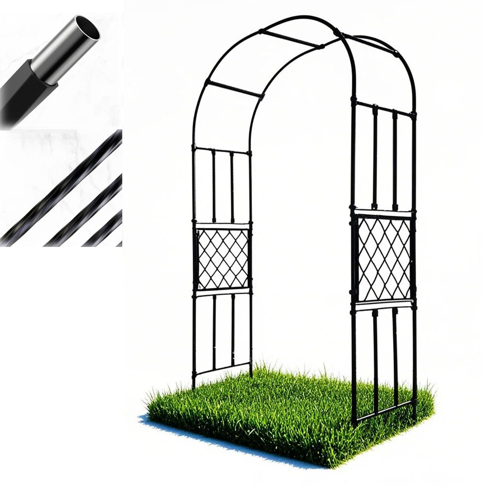 Arche de jardin pour cérémonie en plein air et tuteurage de plantes grimpantes