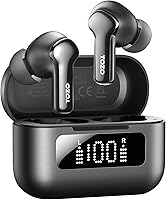 TOZO NC3 Hybrid ANC Wireless Earbuds: 45dB Noise Cancelling, 68H Playtime, 6-Mic Calls, IPX8 Waterproof, Bluetooth 5.3 App EQ