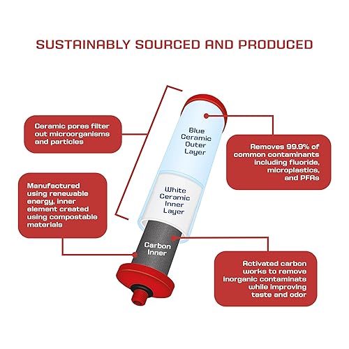 Miniatura 3 de Coldstream Sistema de purificación de agua debajo del mostrador: filtro para fregadero de cocina, purificador debajo del mostrador, elimina PFA,
