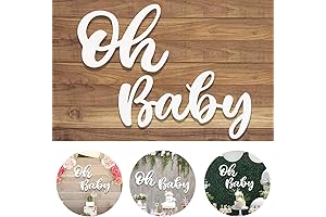 Oh Baby Sign Wood Baby Shower Banner